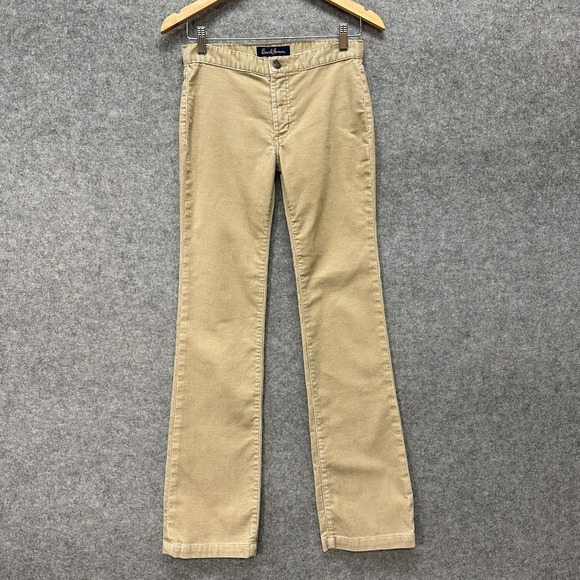 Earl Jeans Other - Earl Jean Corduroy Pants Womens Size 2 Beige Buff Stretch Straight Y2K 90s